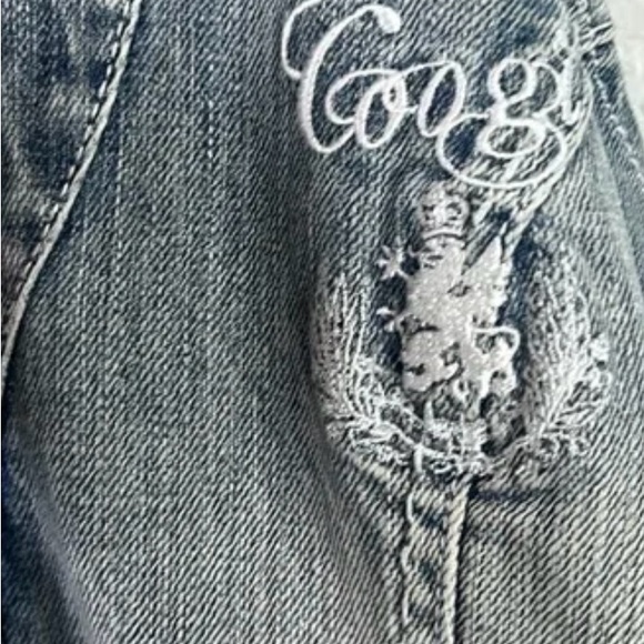 Women’s Coogi romper acid wash shorts jumpsuit - Picture 4 of 9